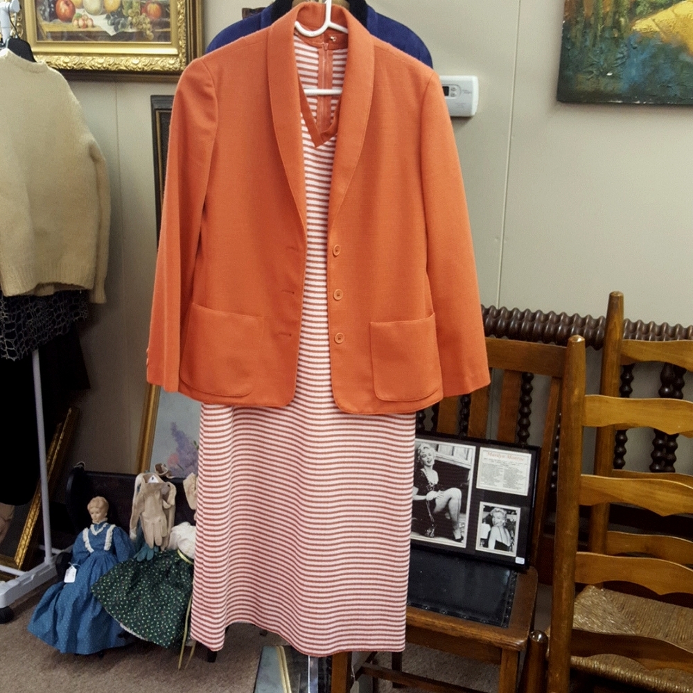 Vintage 60s or 70s dress with jacket